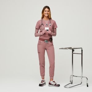 Figs mineral mauve Catarina and Zamora Joggers